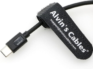 PD USB-C Type-C to Lock DC 12V Coiled Power Cable for Blackmagic Video Assist| Atomos Shogun| SmallHD| Feelworld Monitor