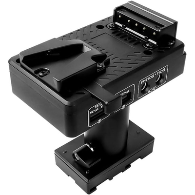 Alvins V-Mount Battery to BP-U Battery Conversion Adapter Plate for Sony PXW-FX9 FX6 FS7 FS5, PMW-300K1 PMW-EX1, Replace of BP-U90/U96/U60/U30 Adjustable Multiple Outputs
