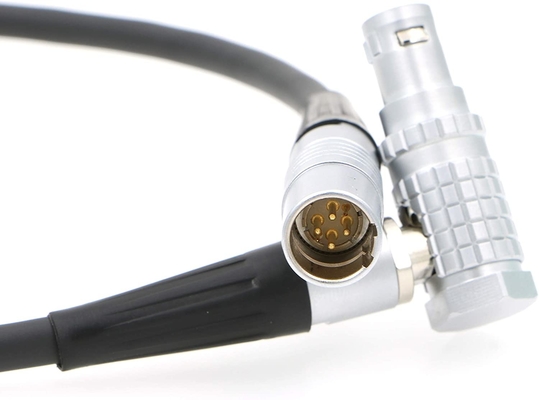 RED Power Extension Cable 6 Pin Right Angle Female to 6 Pin Male
