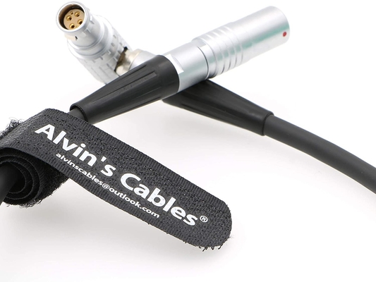 RED Power Extension Cable 6 Pin Right Angle Female to 6 Pin Male