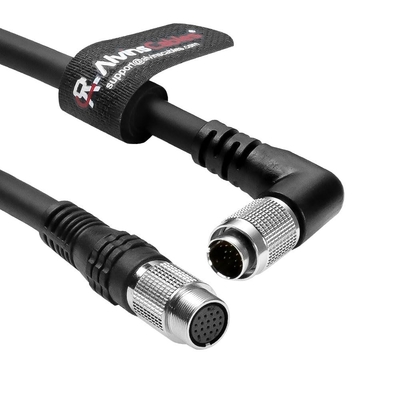 アルヴィンのケーブル キエンス CB-B05LU拡張ケーブル L型コネクタ 0.5m 1.6ft,右角 20ピン 男性から女性 センサーヘッドからコントローラケーブル キエンス LJ-X8000 LJ-V7000 XG-Xシリーズ
