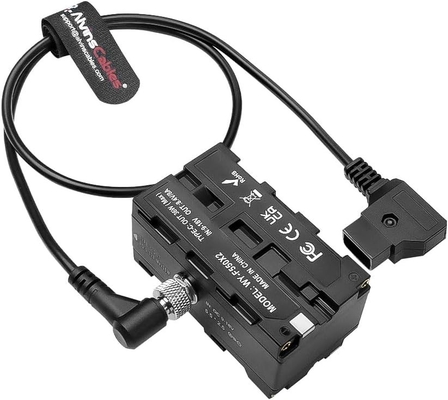 アルヴィンズケーブル D-タップからダブルサイド NP-F ダミー電池電源ケーブル アトモス・ニンジャ・ボディ スマールHD ソーラー・モニター, NP-F550 ソーラー・ボディ F570 ソーラー・ボディ F770 ソーラー・ボディ F970 ダミー電池電源アダプター Type-C ポート,60CM ソーラー・ボディ24インチ